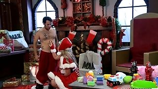 Ideal Mummy Honey In A Sexy Christmas Clothing Gets Fucked