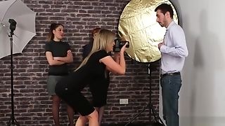 Milf Photographer Shoots A Male Model